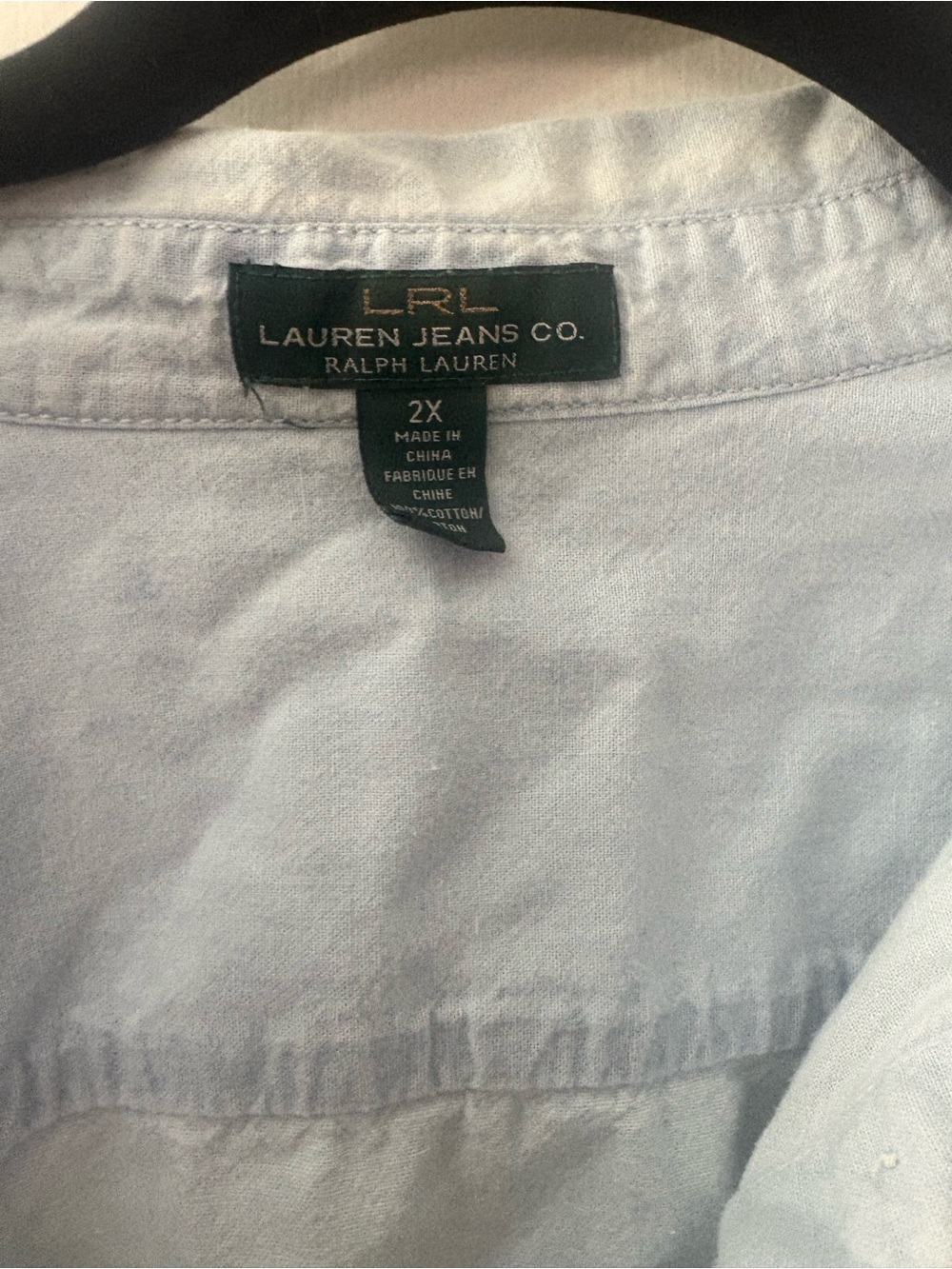 Ralph Lauren Light Blue Button-Down Shirt - Picture 3 of 3